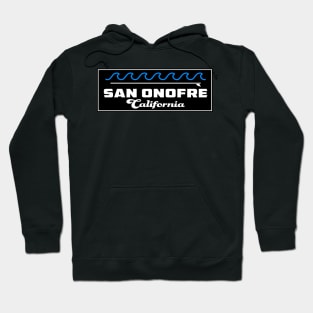 San Onofre California Surfing Trestles Surf CA Hoodie